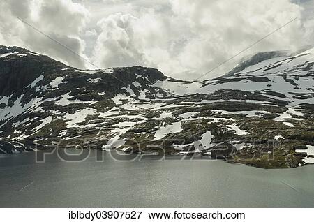 "Djupvatnet Lake with snow-capped mountains, Geiranger, More og Romsdal, Norway, Europe" View Large Photo Image Stock Photo - "Djupvatnet Lake with snow-capped mountains, Geiranger, More og Romsdal, Norway, Europe". Fotosearch