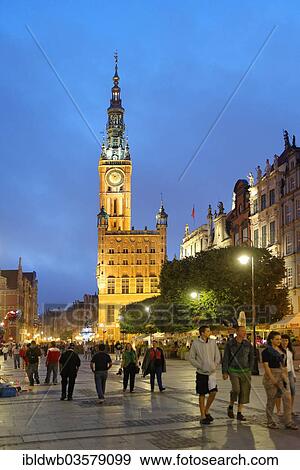 "Dlugi Targ, Long Market with town hall, Gdansk, Pomeranian Voivodeship, Poland, Europe" View Large Photo Image Stock Photo - "Dlugi Targ, Long Market with town hall, Gdansk, Pomeranian Voivodeship, Poland, Europe". Fotosearch