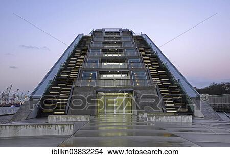 "Dockland office building at dawn, Altona, Hamburg, Hamburg, Germany, Europe" View Large Photo Image Picture - "Dockland office building at dawn, Altona, Hamburg, Hamburg, Germany, Europe". Fotosearch