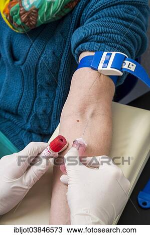 "Doctor's office, patient gets her blood taken by a doctor's assistant, Germany, Europe" View Large Photo Image Stock Image - "Doctor's office, patient gets her blood taken by a doctor's assistant, Germany, Europe". Fotosearch