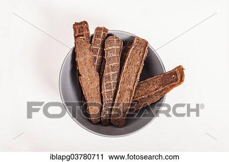"Dog food, treats, dried meat" View Large Photo Image Stock Image - "Dog food, treats, dried meat". Fotosearch