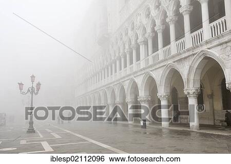 "Doge's Palace, Palazzo Ducale palace in the mist, Piazzetta San Marco, St. Mark's Square, Venice, Veneto, Italy, Europe" View Large Photo Image Stock Photograph - "Doge's Palace, Palazzo Ducale palace in the mist, Piazzetta San Marco, St. Mark's Square, Venice, Veneto, Italy, Europe". Fotosearch