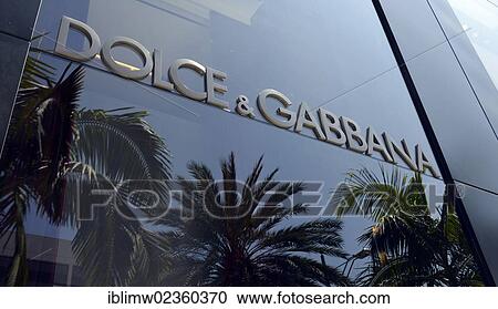 Stock Image - "Dolce & Gabbana store, Rodeo Drive, luxury shopping street, Beverly, Hills, Los Angeles, California, United States of America, USA, PublicGround". Fotosearch