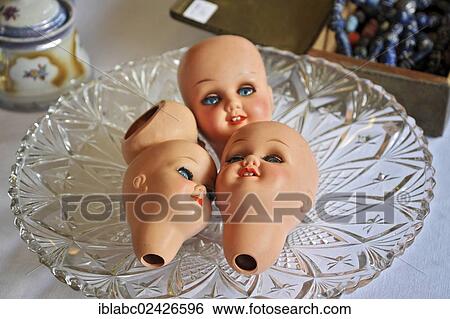 "Doll heads at the Auer Dult annual market, Munich, Bavaria, Germany, Europe" View Large Photo Image Stock Photograph - "Doll heads at the Auer Dult annual market, Munich, Bavaria, Germany, Europe". Fotosearch