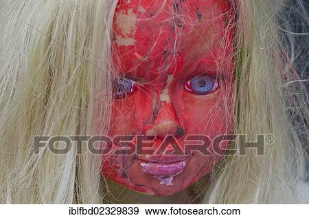 "Doll with face painted red, for sale at the weekly flea market, Dresden, Saxony, Germany, Europe" View Large Photo Image Stock Photo - "Doll with face painted red, for sale at the weekly flea market, Dresden, Saxony, Germany, Europe". Fotosearch