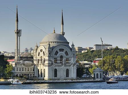 "Dolmabahce Mosque or Bezmi Alem Valide Sultan Camii, Istanbul, European side, Istanbul Province, Turkey, European side, Europe" View Large Photo Image Stock Photography - "Dolmabahce Mosque or Bezmi Alem Valide Sultan Camii, Istanbul, European side, Istanbul Province, Turkey, European side, Europe". Fotosearch