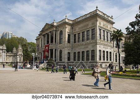 "Dolmabahce Palace or Dolmabahce Sarayi, Besiktas, Istanbul, European side, Turkey, Asia" View Large Photo Image Picture - "Dolmabahce Palace or Dolmabahce Sarayi, Besiktas, Istanbul, European side, Turkey, Asia". Fotosearch