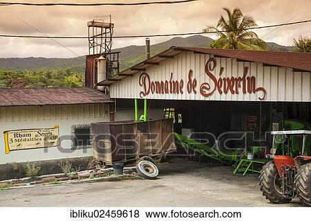 Stock Photo - "Domaine de Severin, rum distillery, Basse Terre, Guadeloupe, France, North America". Fotosearch