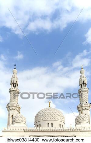 "Dome and minarets, Jumeirah Mosque in Dubai City, Dubai, United Arab Emirates, Asia" View Large Photo Image Stock Image - "Dome and minarets, Jumeirah Mosque in Dubai City, Dubai, United Arab Emirates, Asia". Fotosearch