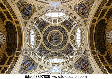 "Dome of the entrance hall, Szechenyi Thermal Bath or Szechenyi-gyogyfurdo, Neo-Baroque style, the largest medicinal bath in Europe, Budapest, Hungary, Europe" View Large Photo Image Stock Photo - "Dome of the entrance hall, Szechenyi Thermal Bath or Szechenyi-gyogyfurdo, Neo-Baroque style, the largest medicinal bath in Europe, Budapest, Hungary, Europe". Fotosearch