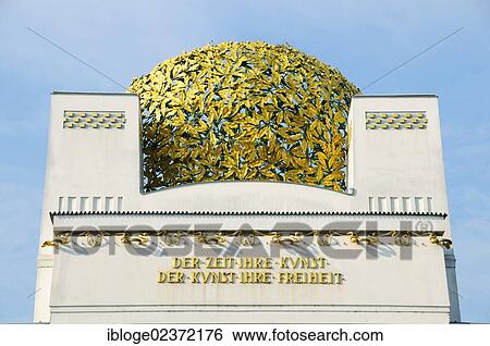 "Dome of the Secession with golden leaves, lettering Der Zeit ihre Kunst, Der Kunst ihre Freiheit, German for The age its art, the art its freedom, Vienna, Austria, Europe" View Large Photo Image Stock Photograph - "Dome of the Secession with golden leaves, lettering Der Zeit ihre Kunst, Der Kunst ihre Freiheit, German for The age its art, the art its freedom, Vienna, Austria, Europe". Fotosearch