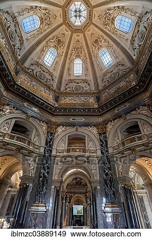 Stock Photo - "Dome of the staircase, Naturhistorisches Museum, Museum of Natural History, 1891, Vienna, Vienna State, Austria, Europe". Fotosearch