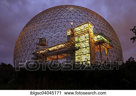 "Dome structure, illuminated Environment Museum, Park Jean Drapeau, Montreal, Quebec Province, Canada, North America" View Large Photo Image Stock Image - "Dome structure, illuminated Environment Museum, Park Jean Drapeau, Montreal, Quebec Province, Canada, North America". Fotosearch