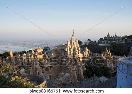 "Domes and Shikhara towers at a temple complex on the holy mountain Shatrunjaya, important pilgrimage site for followers of Jainism, one of the four most sacred mountains of Jainism, Palitana, Gujarat, India, Asia" View Large Photo Image Stock Image - "Domes and Shikhara towers at a temple complex on the holy mountain Shatrunjaya, important pilgrimage site for followers of Jainism, one of the four most sacred mountains of Jainism, Palitana, Gujarat, India, Asia". Fotosearch