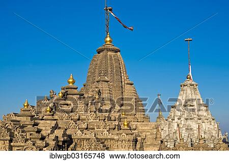 "Domes and Shikhara towers at a temple complex on the holy mountain Shatrunjaya, important pilgrimage site for followers of Jainism, one of the four most sacred mountains of Jainism, Palitana, Gujarat, India, Asia" View Large Photo Image Stock Photo - "Domes and Shikhara towers at a temple complex on the holy mountain Shatrunjaya, important pilgrimage site for followers of Jainism, one of the four most sacred mountains of Jainism, Palitana, Gujarat, India, Asia". Fotosearch