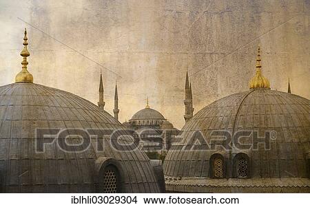 "Domes of Hagia Sophia, also Ayasofya, looking towards the Blue Mosque or Sultan Ahmed Mosque, UNESCO World Cultural Heritage Site, Istanbul, Istanbul Province, Turkey, Asia" View Large Photo Image Picture - "Domes of Hagia Sophia, also Ayasofya, looking towards the Blue Mosque or Sultan Ahmed Mosque, UNESCO World Cultural Heritage Site, Istanbul, Istanbul Province, Turkey, Asia". Fotosearch