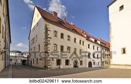 Stock Image - "Domladen, cathedral store, Freiberg, Saxony, Germany, Europe". Fotosearch