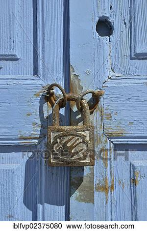 "Door handle with a dove on a bright blue door, Karterados, Santorini, Cyclades, Greek island, Greece, Europe" View Large Photo Image Stock Image - "Door handle with a dove on a bright blue door, Karterados, Santorini, Cyclades, Greek island, Greece, Europe". Fotosearch