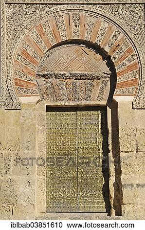 "Door with Moorish ornaments, Mezquita, mosque, cathedral, Cordoba, Cordoba province, Andalusia, Spain, Europe" View Large Photo Image Stock Image - "Door with Moorish ornaments, Mezquita, mosque, cathedral, Cordoba, Cordoba province, Andalusia, Spain, Europe". Fotosearch