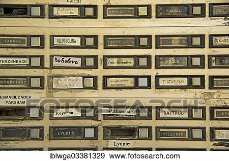 "Doorbells of a high-rise building, Germany, Europe" View Large Photo Image Stock Photo - "Doorbells of a high-rise building, Germany, Europe". Fotosearch