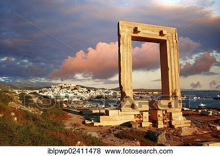 "Doorway of the ruins of the Temple of Apollo, Naxos, Cyclades Islands, Greece, Europe" View Large Photo Image Stock Photo - "Doorway of the ruins of the Temple of Apollo, Naxos, Cyclades Islands, Greece, Europe". Fotosearch