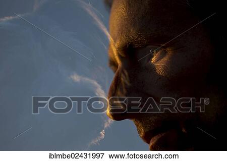 "Double exposure, man and dog" View Large Photo Image Stock Photo - "Double exposure, man and dog". Fotosearch