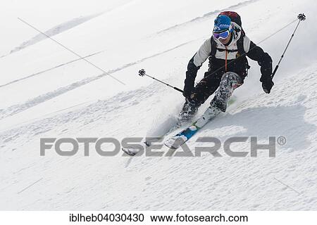 "Downhill on skis from Kavriktinden, Lyngsalpene, Lyngen, Troms, Norway, Europe" View Large Photo Image Stock Image - "Downhill on skis from Kavriktinden, Lyngsalpene, Lyngen, Troms, Norway, Europe". Fotosearch
