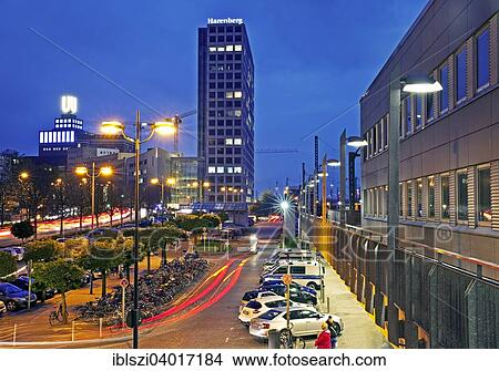 "Downtown with Dortmunder U and Harenberghaus building, Dortmund, Ruhr district, North Rhine-Westphalia, Germany, Europe" View Large Photo Image Picture - "Downtown with Dortmunder U and Harenberghaus building, Dortmund, Ruhr district, North Rhine-Westphalia, Germany, Europe". Fotosearch