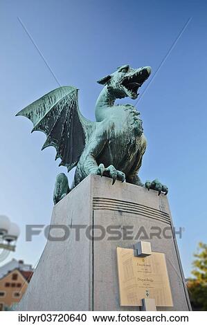 "Dragon Bridge, Ljubljana, Slovenia, Europe" View Large Photo Image Stock Image - "Dragon Bridge, Ljubljana, Slovenia, Europe". Fotosearch