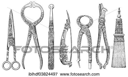 "Drawing from 1882, various tools of the German Renaissance, Germany, Europe" View Large Photo Image Stock Photo - "Drawing from 1882, various tools of the German Renaissance, Germany, Europe". Fotosearch