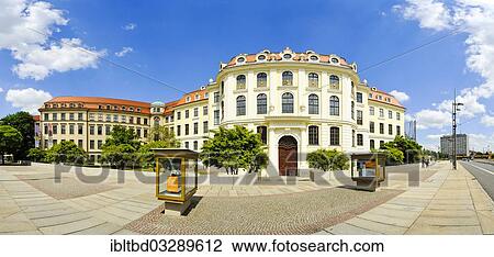 Stock Image - "Dresden City Museum in the Landhaus building, Dresden, Sachsen, Dresden, Saxony, Germany, Europe". Fotosearch