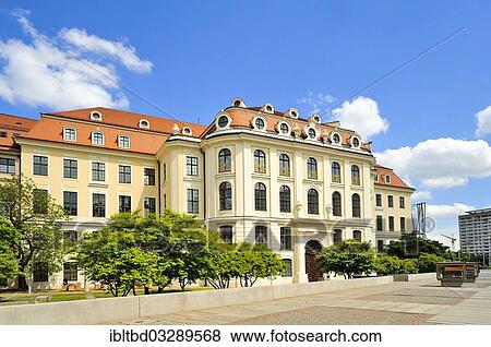 Stock Photo - "Dresden City Museum in the Landhaus building, Dresden, Saxony, Germany, Europe". Fotosearch