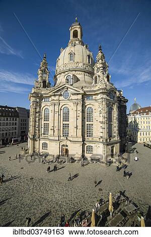 "Dresden Frauenkirche church on Neumarkt square, Dresden, Saxony, Germany, Europe" View Large Photo Image Stock Image - "Dresden Frauenkirche church on Neumarkt square, Dresden, Saxony, Germany, Europe". Fotosearch