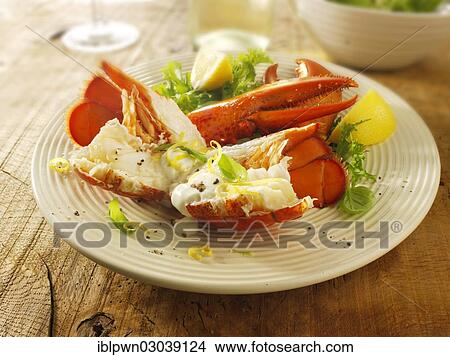 Picture - Dressed fresh lobster. Fotosearch