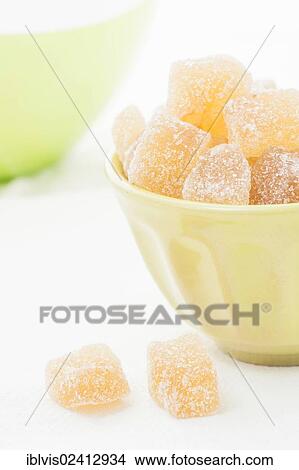Dried ginger coated with sugar View Large Photo Image Picture - Dried ginger coated with sugar. Fotosearch