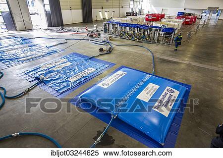 "Drinking water treatment plant of the THW, Federal Agency for Technical Relief, TWAA UF-15, mobile water supply system for use in the event of a disaster, MŸnster, North Rhine-Westphalia, Germany, Europe" View Large Photo Image Stock Photography - "Drinking water treatment plant of the THW, Federal Agency for Technical Relief, TWAA UF-15, mobile water supply system for use in the event of a disaster, MŸnster, North Rhine-Westphalia, Germany, Europe". Fotosearch