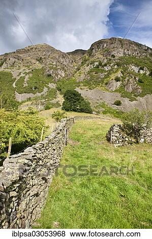 "Dry walls, fence, St Johns in the Vale, Lake District, England, United Kingdom, Europe" View Large Photo Image Stock Photo - "Dry walls, fence, St Johns in the Vale, Lake District, England, United Kingdom, Europe". Fotosearch