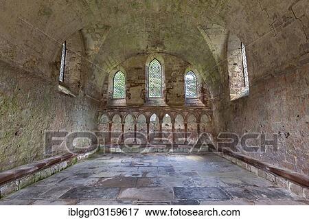 "Dryburgh Abbey, Chapter House, St. Boswells, Borders District, Scotland, United Kingdom, Europe" View Large Photo Image Stock Photo - "Dryburgh Abbey, Chapter House, St. Boswells, Borders District, Scotland, United Kingdom, Europe". Fotosearch