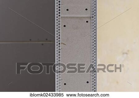 "Drywall profile, trim, drywall panels, renovation of an old building, Stuttgart, Baden-Wuerttemberg, Germany, Europe" View Large Photo Image Stock Photography - "Drywall profile, trim, drywall panels, renovation of an old building, Stuttgart, Baden-Wuerttemberg, Germany, Europe". Fotosearch