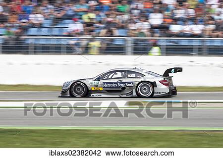 Stock Image - "DTM race car of Christian Vietoris at the Hockenheimring race track, Baden-Wuerttemberg, Germany, Europe". Fotosearch