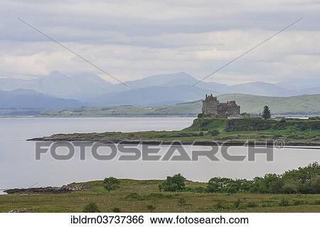 "Duart Castle on the west coast, Craignure, Isle of Mull, Scotland, United Kingdom, Europe" View Large Photo Image Stock Photograph - "Duart Castle on the west coast, Craignure, Isle of Mull, Scotland, United Kingdom, Europe". Fotosearch