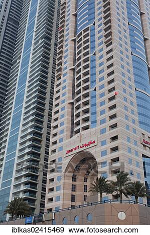Dubai Marriott Harbour Hotel, Dubai Marina district, Dubai, United Arab Emirates, Middle East, Asia View Large Photo Image Stock Photo - Dubai Marriott Harbour Hotel, Dubai Marina district, Dubai, United Arab Emirates, Middle East, Asia. Fotosearch