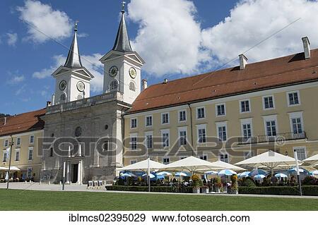 "Ducal Bavarian Brewery, Braeustueberl Tegernsee, former Benedictine abbey, Tegernsee, Upper Bavaria, Bavaria, Germany, Europe" View Large Photo Image Stock Photo - "Ducal Bavarian Brewery, Braeustueberl Tegernsee, former Benedictine abbey, Tegernsee, Upper Bavaria, Bavaria, Germany, Europe". Fotosearch