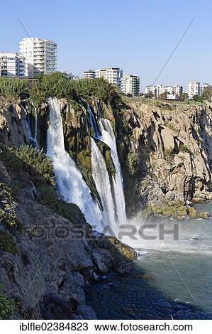 "Duden waterfall or Karpuzkaldiran waterfall, Antalya, Turkish Riviera, Turkey, Asia" View Large Photo Image Stock Image - "Duden waterfall or Karpuzkaldiran waterfall, Antalya, Turkish Riviera, Turkey, Asia". Fotosearch