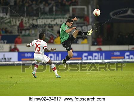 "Duel, action with Arthur BOKA, VfB Stuttgart, left, and Lars Stindl, Hannover 96, right, Mercedes-Benz Arena, Stuttgart, Baden-Wuerttemberg, Germany, Europe" View Large Photo Image Stock Photo - "Duel, action with Arthur BOKA, VfB Stuttgart, left, and Lars Stindl, Hannover 96, right, Mercedes-Benz Arena, Stuttgart, Baden-Wuerttemberg, Germany, Europe". Fotosearch