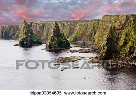 "Duncansby Stacks, Duncansby Head, John O??Groats, Scotland, United Kingdom, Europe" View Large Photo Image Stock Photography - "Duncansby Stacks, Duncansby Head, John O??Groats, Scotland, United Kingdom, Europe". Fotosearch