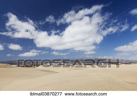 "Dunes of Maspalomas, RIU Hotel at the back, Maspalomas, Gran Canaria, Canary Islands, Spain, Europe" View Large Photo Image Stock Photo - "Dunes of Maspalomas, RIU Hotel at the back, Maspalomas, Gran Canaria, Canary Islands, Spain, Europe". Fotosearch