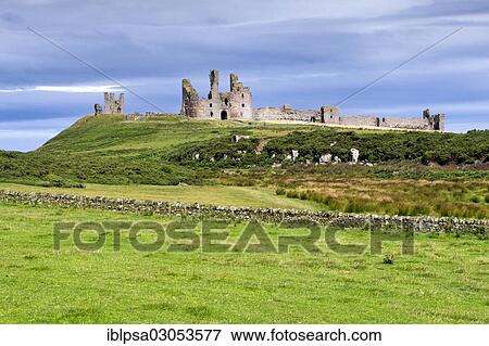 "Dunstanburgh Castle, Northumberland, England, United Kingdom, Europe" View Large Photo Image Stock Photo - "Dunstanburgh Castle, Northumberland, England, United Kingdom, Europe". Fotosearch