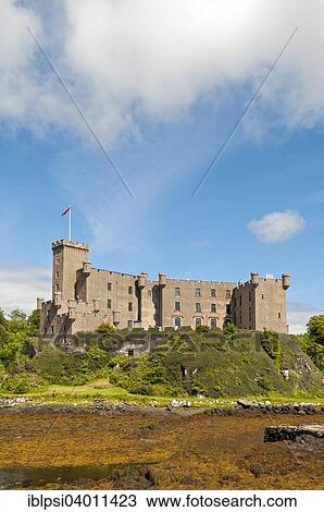 Stock Image - "Dunvegan Castle, Isle of Skye, Scotland, United Kingdom, Europe". Fotosearch