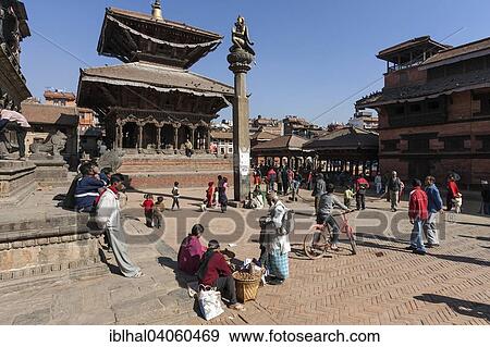 "Durbar Square, behind Vishvanath Temple, Patan, Nepal, Asia" View Large Photo Image Stock Photo - "Durbar Square, behind Vishvanath Temple, Patan, Nepal, Asia". Fotosearch